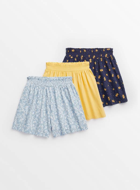 Floral Shorts 3 Pack 7 years